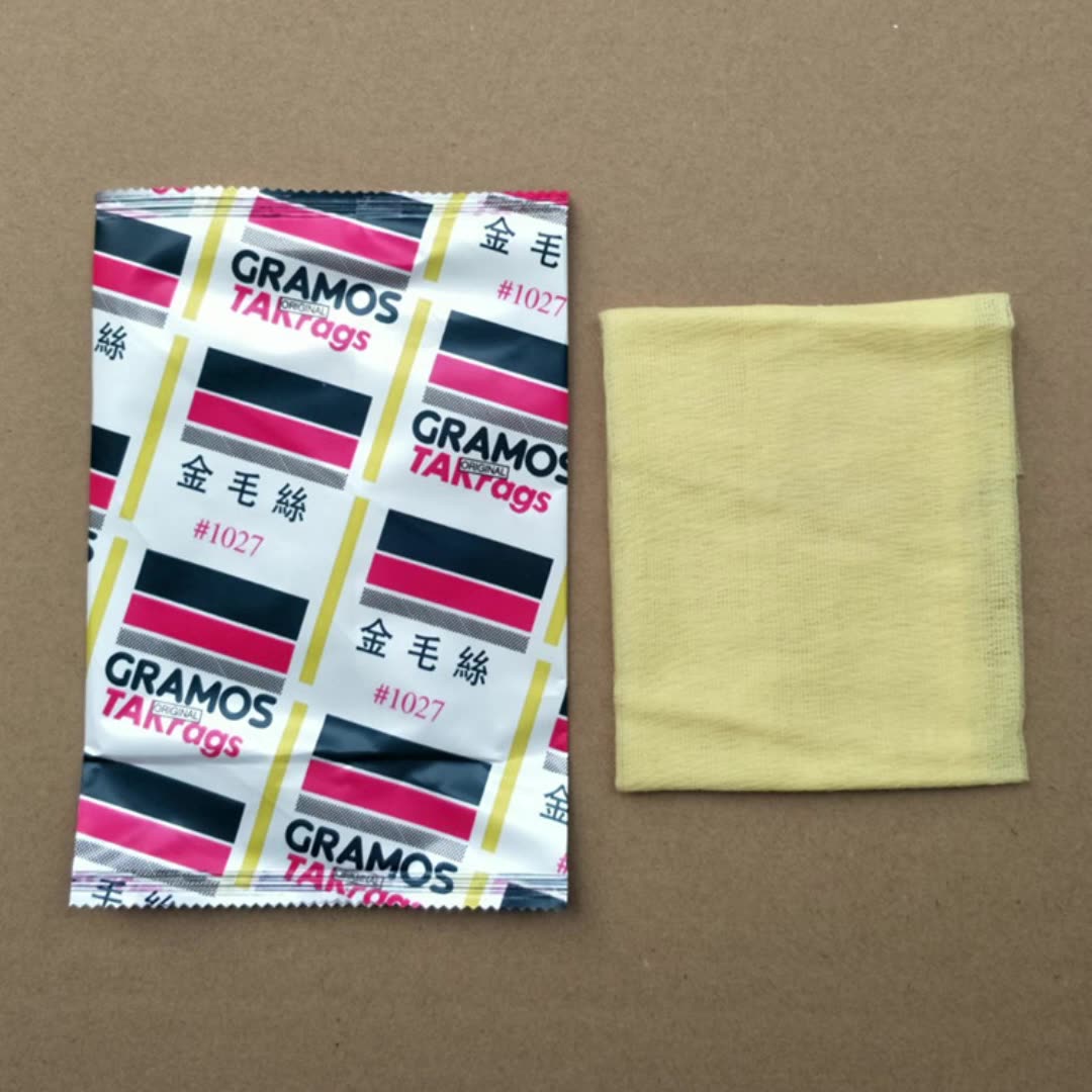 廣州汽車噴漆除塵布 金毛絲1027粘塵抹布批發(fā) 粘性不掉毛粘塵布